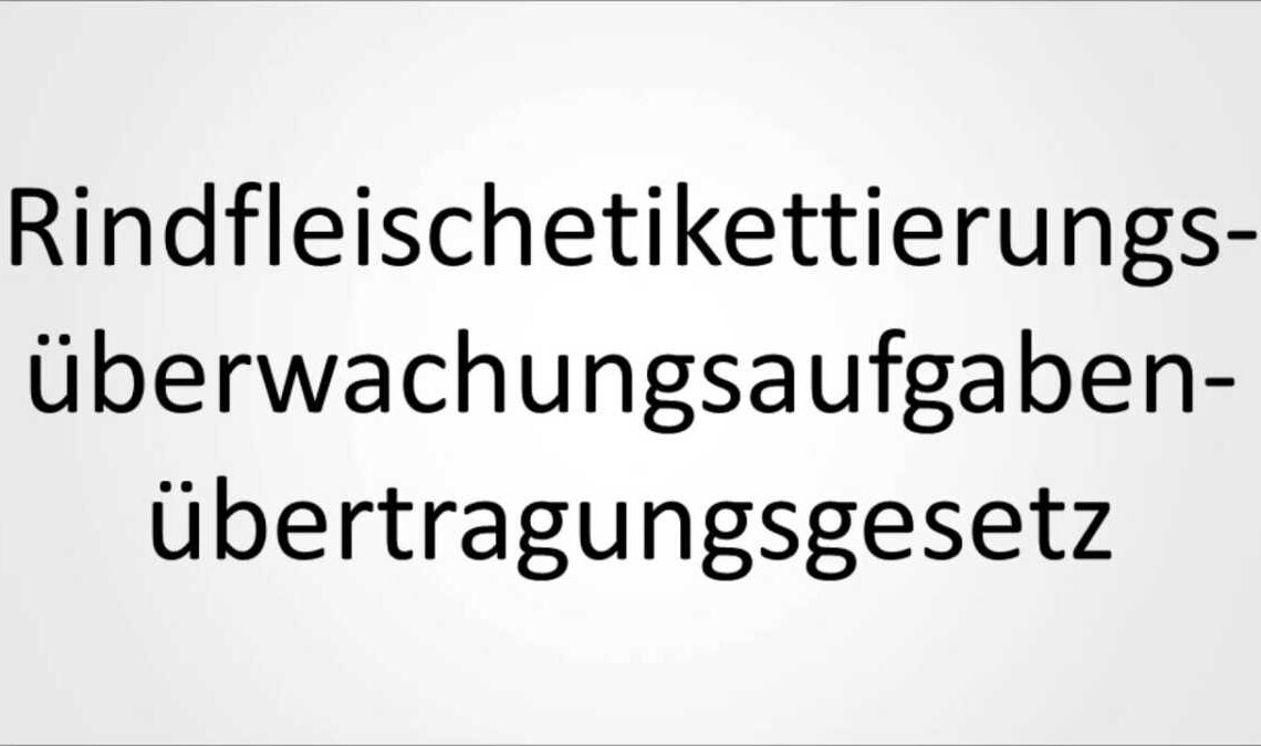najduža riječ na njemačkom