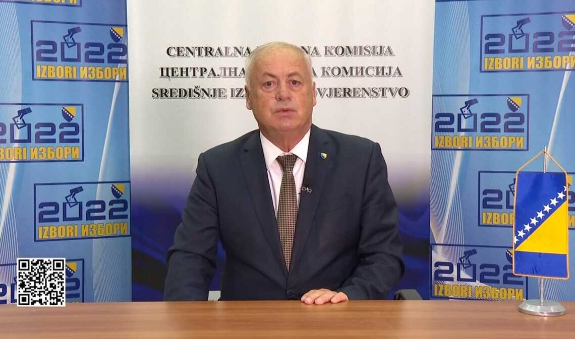 Izjava predsjednika Centralne izborne komisije Bosne i Hercegovine