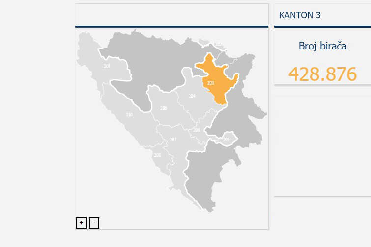 Rezultati izbora Tuzlanski kanton 2022